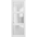Sartodoors Slab Interior Door, 32" x 80", White LUCIA2552S-BEM-32